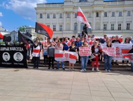 У Варшаве прайшла акцыя салідарнасці з беларускімі палітвязнямі    