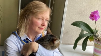 «Каб украінскі прыклад быў для нас арыенцірам на перамогу над злом», — беларуская журналістка ў Кіеве