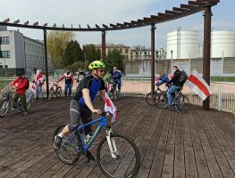 Роварны прабег салідарнасці ў Беластоку   