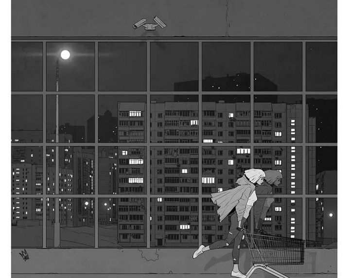 Беларуская сцэнарыстка выдала графічны раман, натхнёны атмасферай Мінска 2010-х