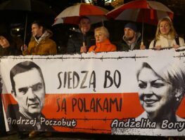 У Беластоку прайшла акцыя салідарнасці з Пачобутам і Борыс   