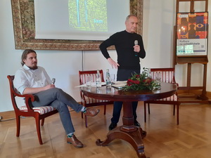 Беларускі паэт Някляеў чытаў кракавякам свае вершы на беларускай мове