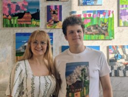 У Варшаве адкрылася выстава беларускага мастака з аўтызмам Мацвея Вельгаса    