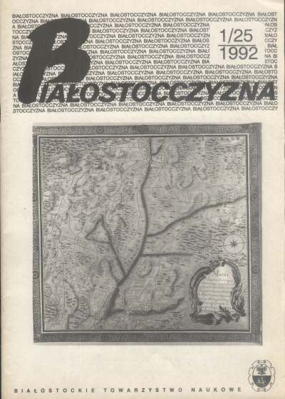 Białostocczyzna 1 (25) 1992