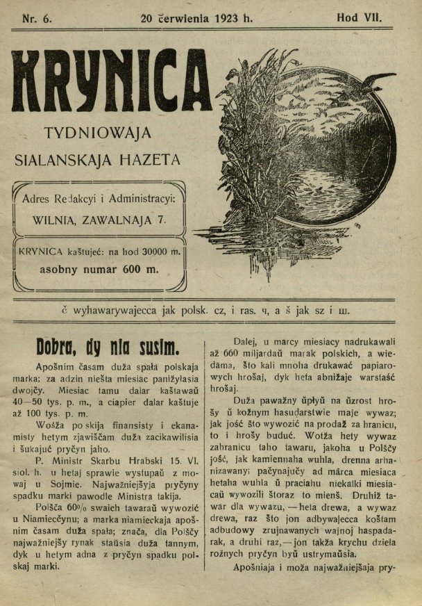 Krynica 6/1923