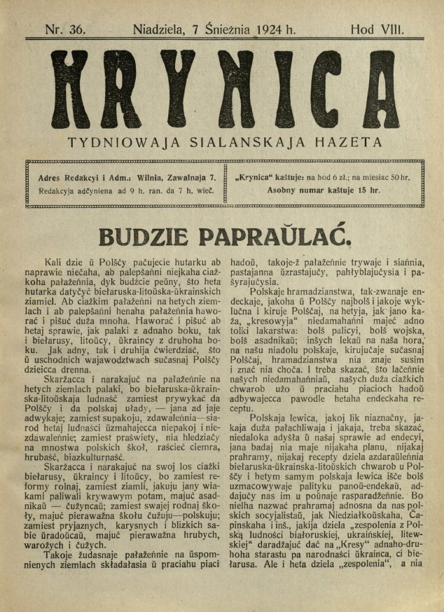 Krynica 36/1924
