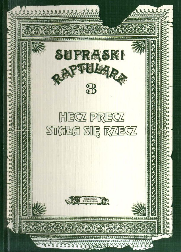 Raptularz Supraski