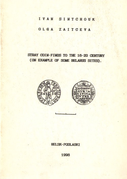 Strav coin—finds to the 16-20 century