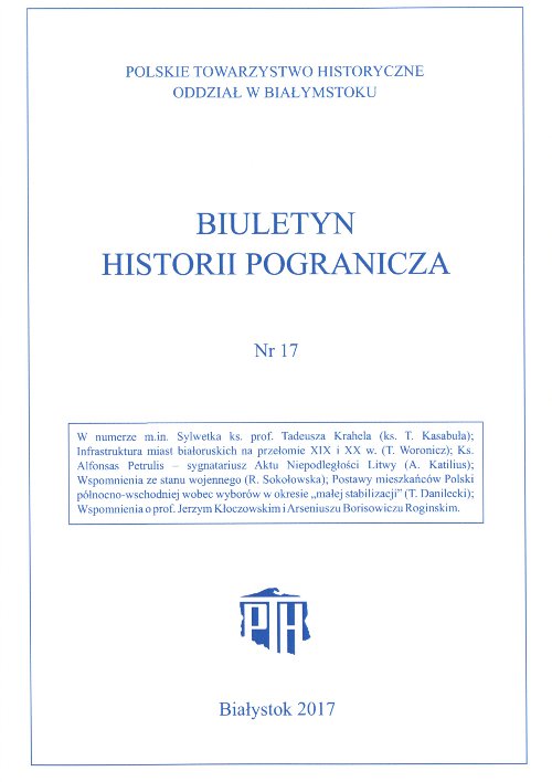 Biuletyn Historii Pogranicza 17