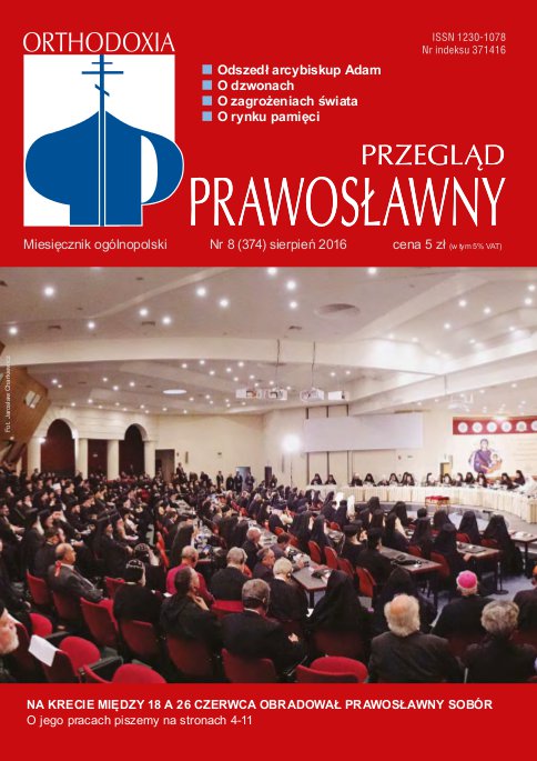 Przegląd Prawosławny 8 (374) 2016