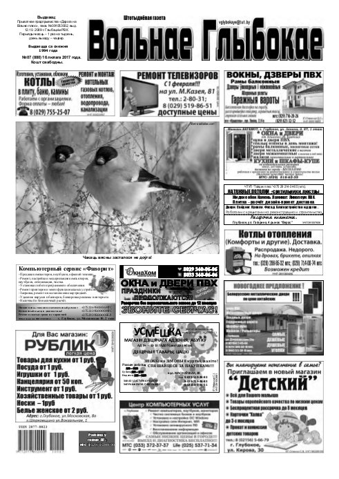 Вольнае Глыбокае 07 (880) 2017
