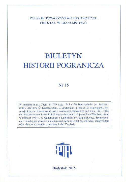 Biuletyn Historii Pogranicza 15