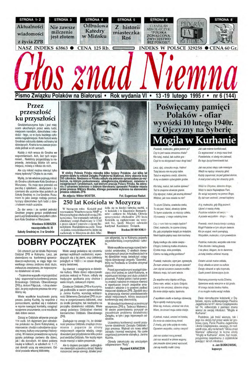 Głos znad Niemna 6 (144) 1995