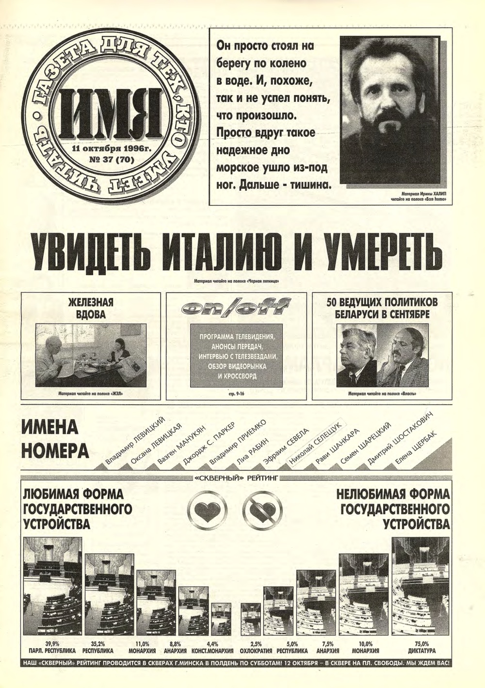 Имя 37 (70) 1996