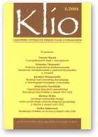 Klio, 1/2001
