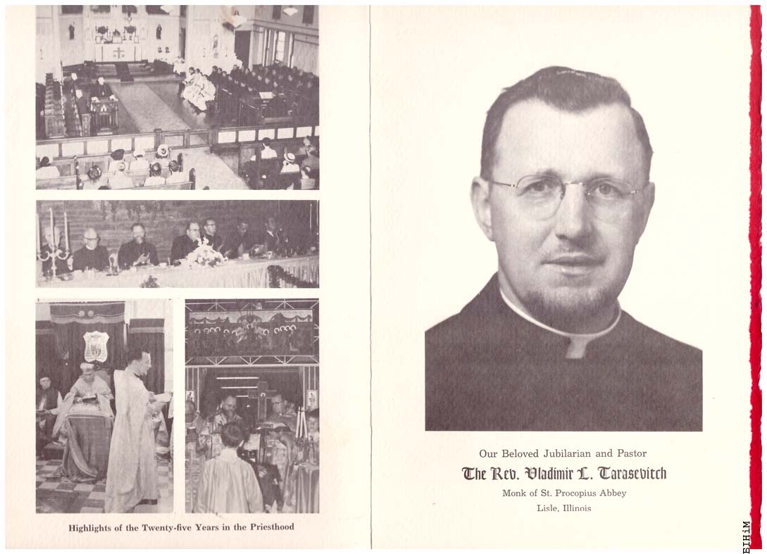 Буклет, прысьвечаны юбілею айца Ўладзімера Тарасевіча 