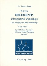 Wstępna Bibliografia chrześcijaństwa wschodniego