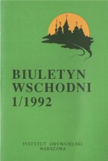 Biuletyn Wschodni 1/1992