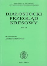 Białostocki Przegląd Kresowy Tom VII