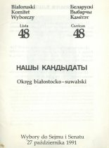 Нашы кандыдаты. Okręg białostocko-suwalski